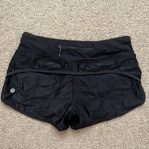 LULULEMON SPEED SHORTS